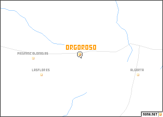 map of Orgoroso