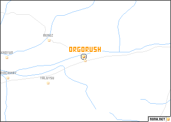 map of Örgörüsh