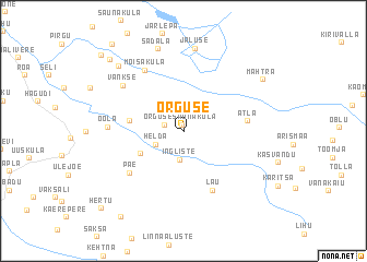 map of Orguse