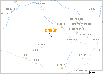 map of Orhua