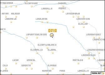 map of Oria