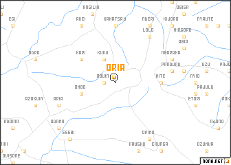 map of Oria