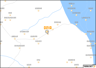 map of Oria