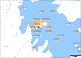 map of Oribiari