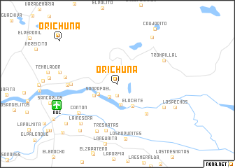 map of Orichuna