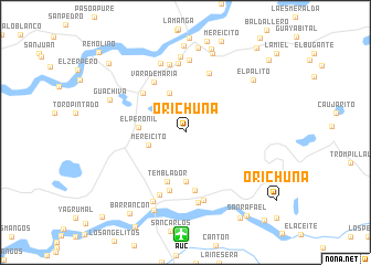 map of Orichuna