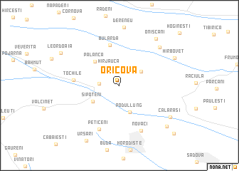 map of Oricova