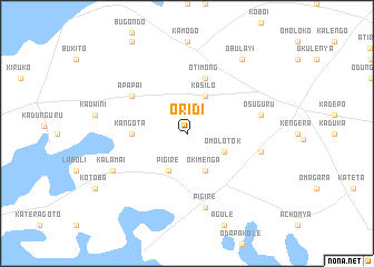 map of Oridi
