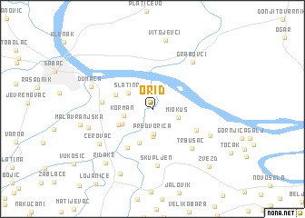 map of Orid
