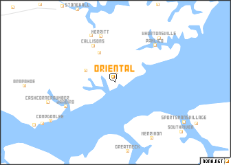 map of Oriental