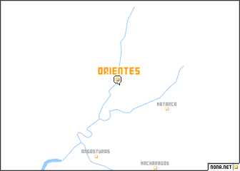 map of Orientes