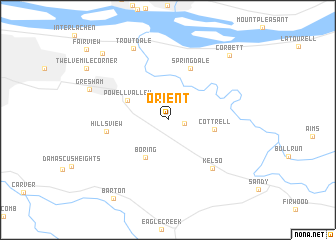 map of Orient