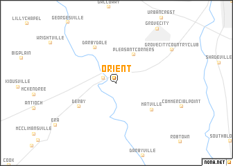 map of Orient