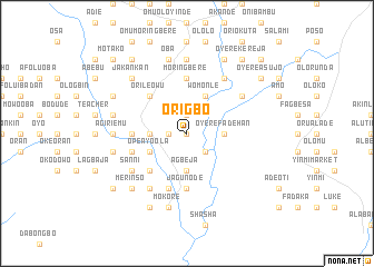 map of Origbo
