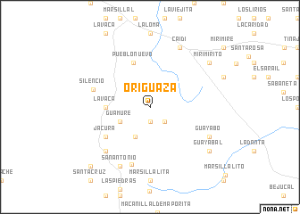 map of Origuaza