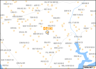 map of Orihi