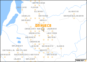 map of Orihueca