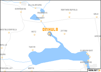 map of Orihula