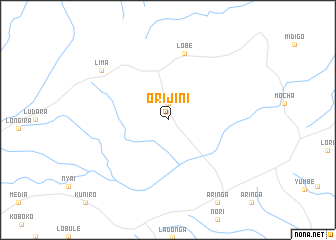 map of Orijini