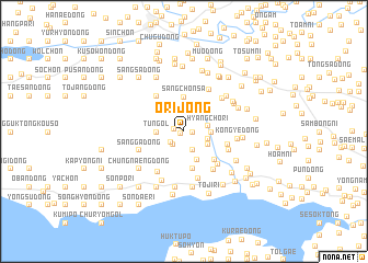 map of Orijŏng