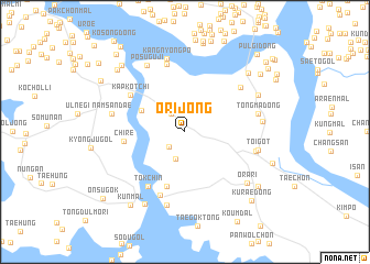 map of Orijŏng