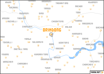 map of Orim-dong