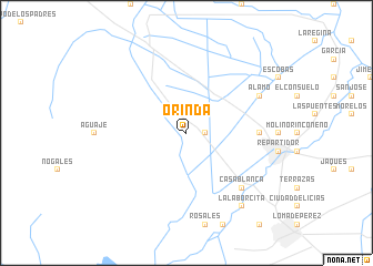 map of Orinda