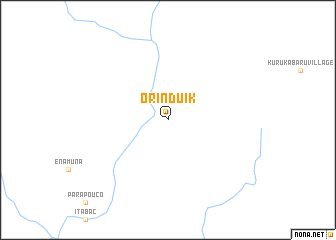 map of Orinduik