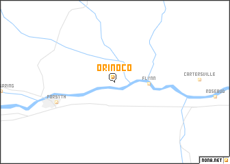 map of Orinoco