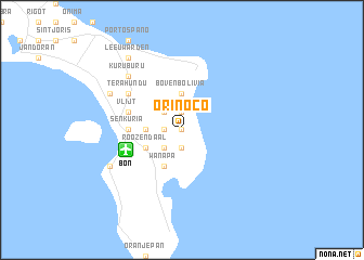 map of Orinoco