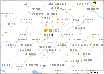 map of Orinoco