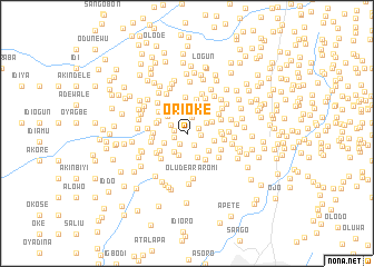 map of Orioke