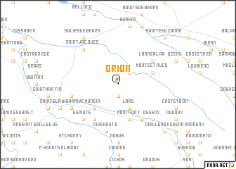 map of Orion