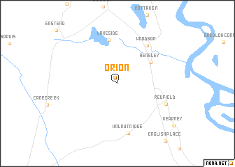 map of Orion