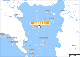 map of Oriopetana