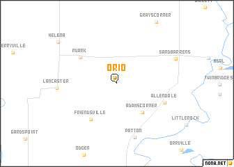 map of Orio