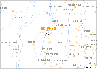 map of Oripaya