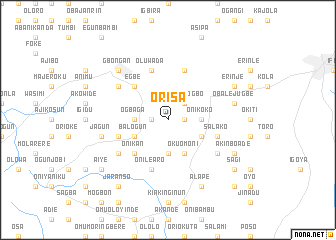 map of Orisa