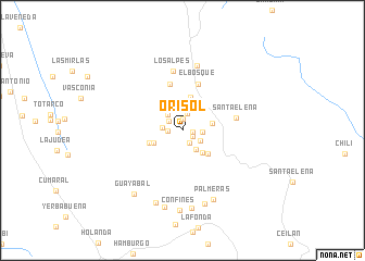 map of Orisol