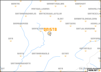 map of Oristá