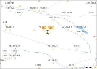 map of Orisuo