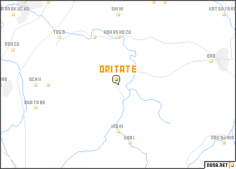 map of Oritate
