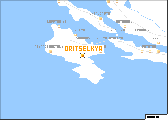 map of Oritsel\