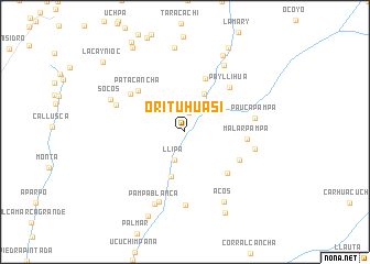 map of Orituhuasi