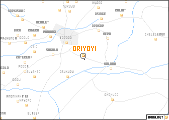 map of Oriyoyi