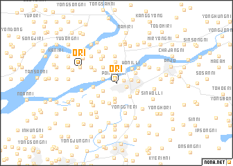 map of O-ri