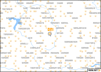 map of Ŏ-ri