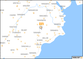 map of O-ri