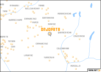 map of Orjopata