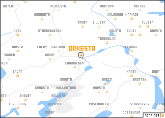 map of Orkesta